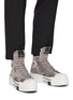 Figure View - Click To Enlarge - RICK OWENS DRKSHDW - x Converse DBL DRKSTAR High Top Sneakers