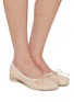 Figure View - Click To Enlarge - MM6 MAISON MARGIELA - Anatomic 30 Leather Ballerina Pumps