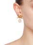 Figure View - Click To Enlarge - JENNIFER BEHR - Khloe Bow Faux Pearl Earrings