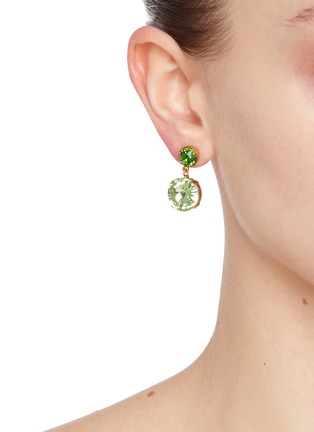 Figure View - Click To Enlarge - JENNIFER BEHR - Lylah Swarovski Crystal Earrings