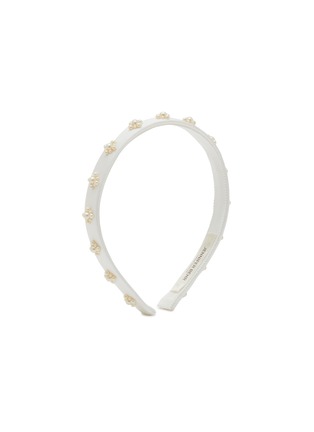 Figure View - Click To Enlarge - JENNIFER BEHR - Mare Silk Faux Pearl Headband