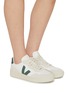 Figure View - Click To Enlarge - VEJA - V-90 Low Top Leather Women's Sneakers