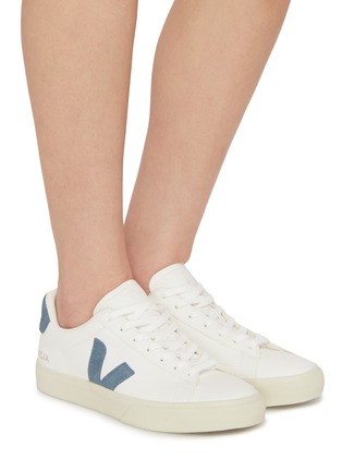 Figure View - Click To Enlarge - VEJA - Campo Low Top Chromefree Leather Women's Sneakers