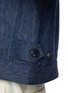  - EQUIL - Spread Collar Linen Shirt Jacket