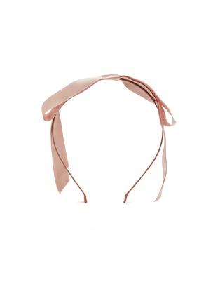 Main View - Click To Enlarge - JENNIFER BEHR - Gretta Hand-draped Silk Satin Bow Headband