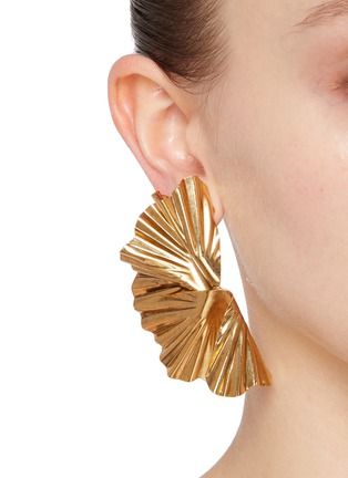 Figure View - Click To Enlarge - JENNIFER BEHR - Darya Gold Plated Earrings