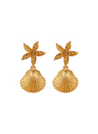 Main View - Click To Enlarge - JENNIFER BEHR - Eleni 18K Gold Plated Earrings