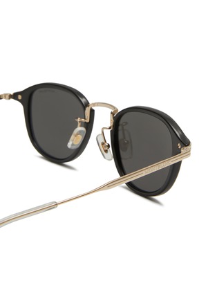 Detail View - Click To Enlarge - MONTBLANC - Acetate Oval Sunglasses