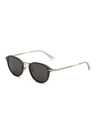 Main View - Click To Enlarge - MONTBLANC - Acetate Oval Sunglasses