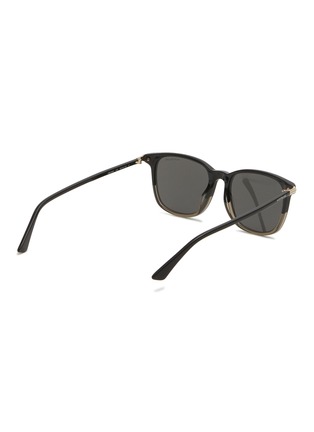 Figure View - Click To Enlarge - MONTBLANC - Acetate Square Sunglasses