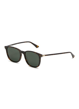 Main View - Click To Enlarge - MONTBLANC - Acetate Square Sunglasses