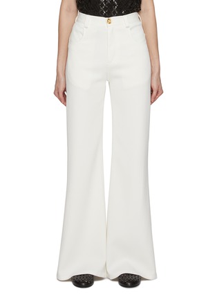 Main View - Click To Enlarge - GIAMBATTISTA VALLI - High Waist Crepe Trousers