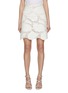 Main View - Click To Enlarge - GIAMBATTISTA VALLI - Faux Leather Lace Mini Skirt