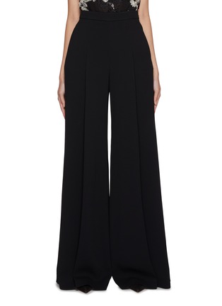 Main View - Click To Enlarge - GIAMBATTISTA VALLI - Fluid Crepe Wide Leg Pants