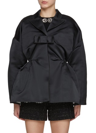 Main View - Click To Enlarge - GIAMBATTISTA VALLI - Bow Detail Jacket