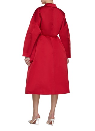 Back View - Click To Enlarge - GIAMBATTISTA VALLI - Bow Detail Long Coat