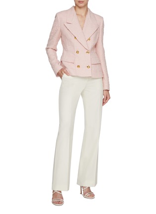 Figure View - Click To Enlarge - GIAMBATTISTA VALLI - Bouclé Tweed Jacket