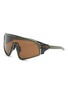 Main View - Click To Enlarge - OAKLEY - Single Lens Bio Matter™ Geometric Sunglasses