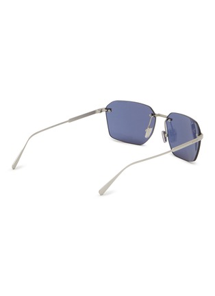 Figure View - Click To Enlarge - BULGARI - Octo Titanium Finnsimo Rectangle Sunglasses