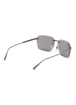 Figure View - Click To Enlarge - BULGARI - Octo Titanium Finnsimo Rectangle Sunglasses