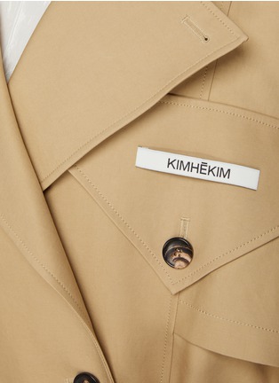  - KIMHĒKIM - Oversized Cotton Trench Coat