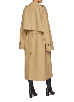 Back View - Click To Enlarge - KIMHĒKIM - Oversized Cotton Trench Coat