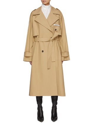 Main View - Click To Enlarge - KIMHĒKIM - Oversized Cotton Trench Coat