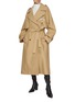 Figure View - Click To Enlarge - KIMHĒKIM - Oversized Cotton Trench Coat