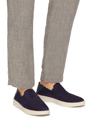 Figure View - Click To Enlarge - FRESCOBOL CARIOCA - Telo Suede Loafers