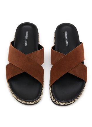 Detail View - Click To Enlarge - FRESCOBOL CARIOCA - Breno Suede Sandals