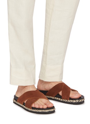 Figure View - Click To Enlarge - FRESCOBOL CARIOCA - Breno Suede Sandals