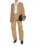 Figure View - Click To Enlarge - DARKPARK - Rose Heavy Twill Cargo Trousers