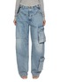 Main View - Click To Enlarge - DARKPARK - Rosalind Light Wash Cargo Jeans