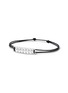 Main View - Click To Enlarge - LE GRAMME - 5g Polished Sterling Silver Guilloche Cord Bracelet