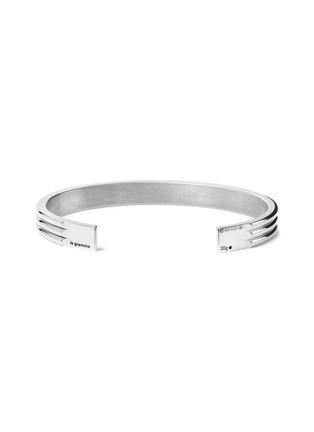 Main View - Click To Enlarge - LE GRAMME - 30g Polished Sterling Silver Godron Bracelet