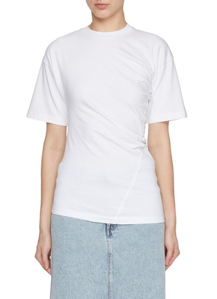 Main View - Click To Enlarge - TOTEME - Organic Cotton Twisted T-Shirt