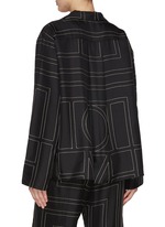 TOTEME | Monogram Silk Pyjama Top | BLACK | Women | Lane