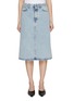 Main View - Click To Enlarge - TOTEME - Organic Cotton Midi Denim Skirt