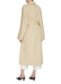 Back View - Click To Enlarge - TOTEME - Silk Cotton Trench Coat