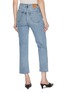 Back View - Click To Enlarge - TOTEME - Organic Cotton Cropped Denim Jeans