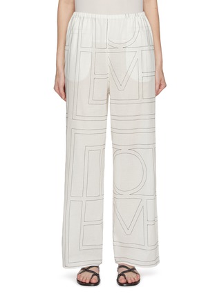 Main View - Click To Enlarge - TOTEME - Monogram Pyjama Pants