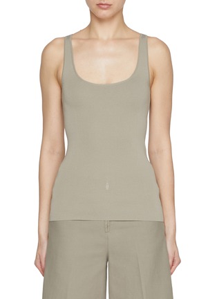 Main View - Click To Enlarge - TOTEME - Compact Knit Tank Top