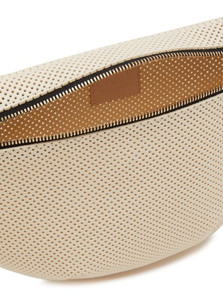 Detail View - Click To Enlarge - CLARE V. - Grande Perforated Leather Fanny Bag