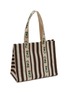 Detail View - Click To Enlarge - CLARE V. - Noemie Striped Canvas Tote Bag