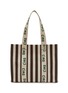 Main View - Click To Enlarge - CLARE V. - Noemie Striped Canvas Tote Bag