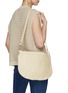 Front View - Click To Enlarge - CLARE V. - Moyen Leather Messenger Shoulder Bag