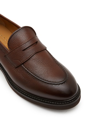 Detail View - Click To Enlarge - HENDERSON - Cervo Penny Leather Loafers