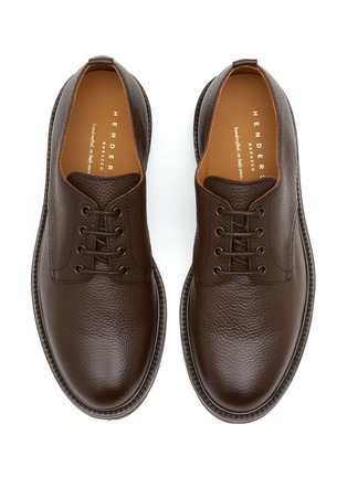 Detail View - Click To Enlarge - HENDERSON - Durango Grained Leather Derbies