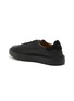  - HENDERSON - Granello Nero Leather Padded Men's Sneakers