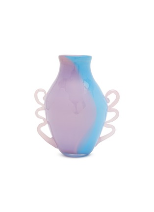  - VAISSELLE - Squiggly Handle Vase — Blue/ Lilac